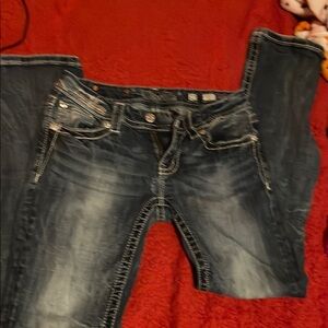 Miss Me Dark Blue Denim Jeans